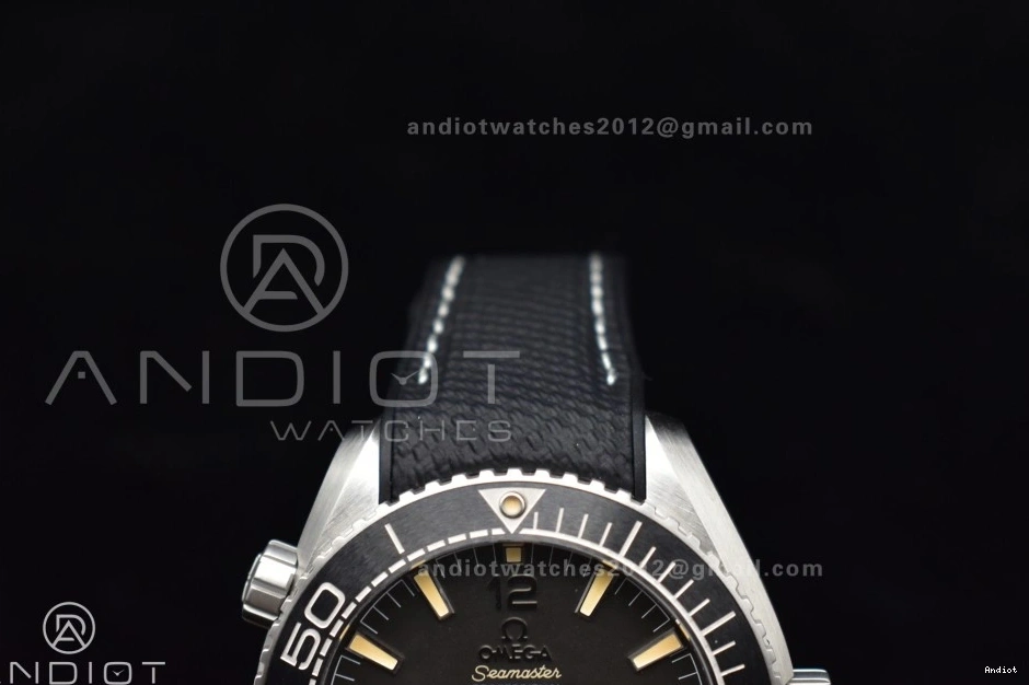 Rubber A8900 Planet Black Edition Ocean on VSF Strap 1:1 Best Clone Dial Super Bezel Gray SS 43.5mm Gray 0103